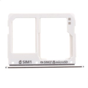 Samsung Galaxy A310 A510 A710 - SIM Card and SD Tray Holder White