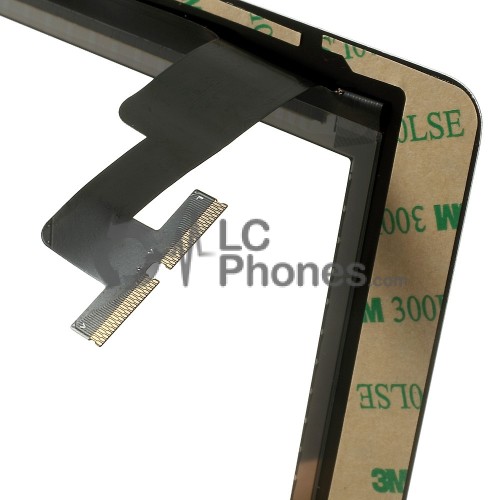 iPad 2 - Front Glass Digitizer With 3M Adhesive Sticker Black