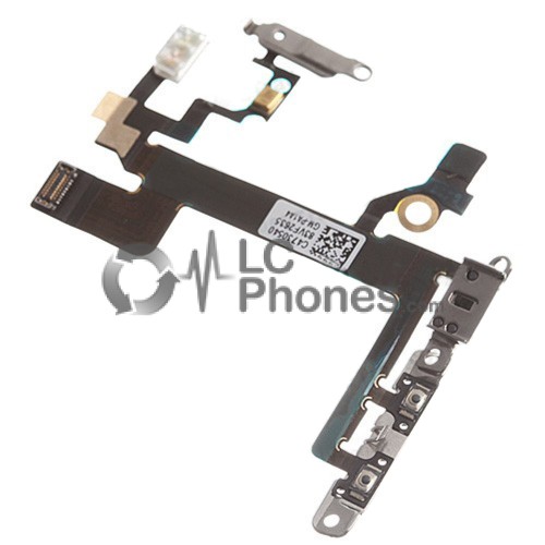 iPhone 5S - Power + Volume Flex cable with plates