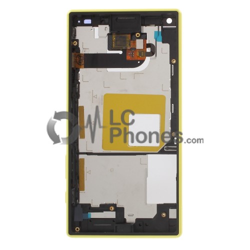 Sony Xperia Z5 Compact E5823 - Full front LCD Digitizer With Frame Yellow