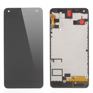 Nokia Lumia 550 - Full Front LCD Digitizer With Frame Black