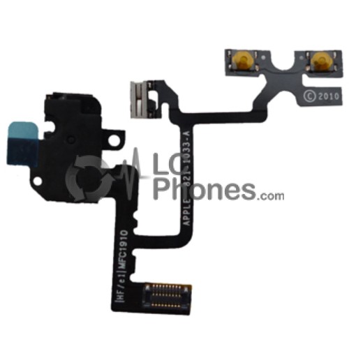 iPhone 4G - Volume/Jack Flex Cable Black