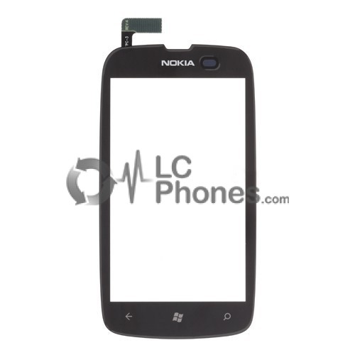 Nokia Lumia 610 - Front Glass Digitizer Black