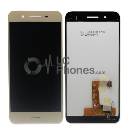 Huawei GR3 / Enjoy 5S - Full Front LCD Digitizer Gold