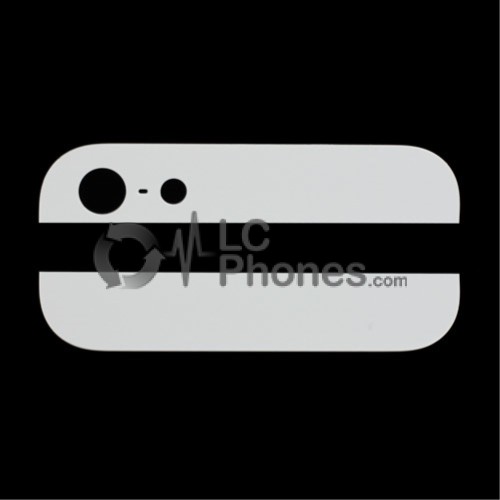 iPhone 5 - Back Cover Bottom And Top Glass White