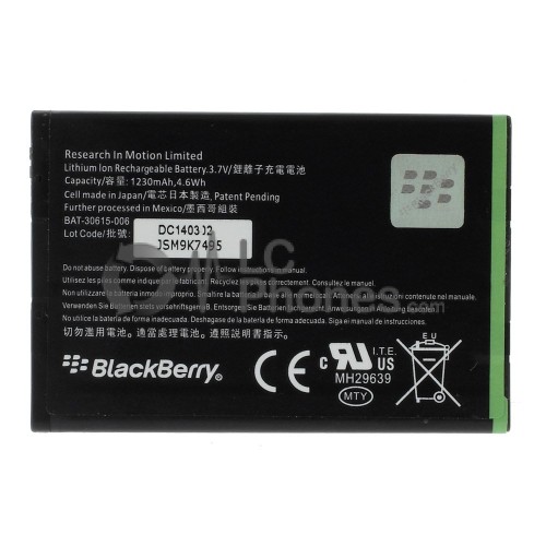 Blackberry Bold 9900 9930 9789, Torch 9850 9860, Curve 9380 - Battery JM1 1180 mAh