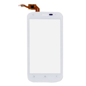 Wiko Cink Peax - Front Glass Digitizer White