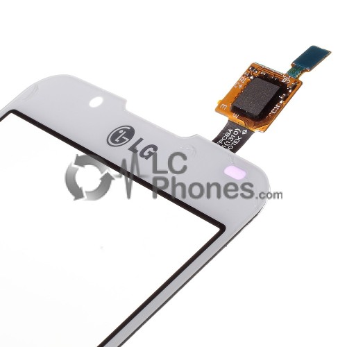 LG Optimus L7 2 P710 - Front Glass Digitizer White