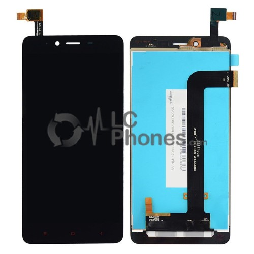 Xiaomi Redmi Note 2 - Full Front LCD Digitizer Black