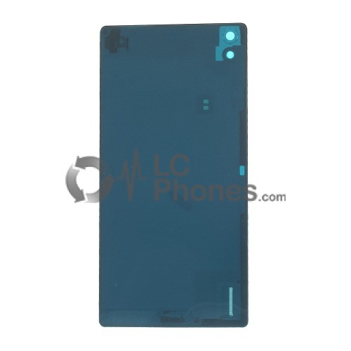 Huawei Ascend P7 - Battery Cover with Adhesive & Camera Lens Black