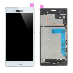 Sony Xperia Z3 D6603 D6653 - Full Front LCD Digitizer with frame White