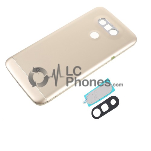 LG G5 - Back Cover Full Assembled With Camera Lens Gold