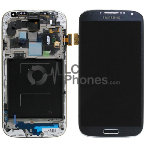 Samsung Galaxy S4 I9505 - Full Front LCD Digitizer With Frame Black Edition