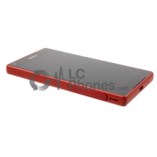 Sony Xperia Z5 Compact E5823 - Full front LCD Digitizer With Frame Red