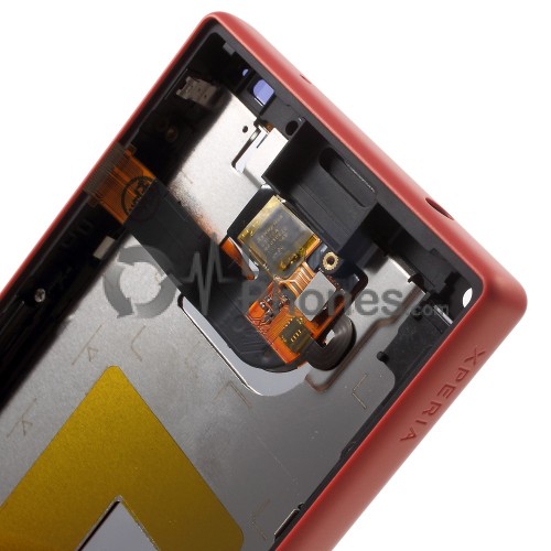 Sony Xperia Z5 Compact E5823 - Full front LCD Digitizer With Frame Red