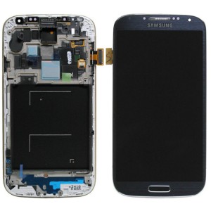 Samsung Galaxy S4 I9500 - Full Front LCD Digitizer With Frame Black ( Refurbished )