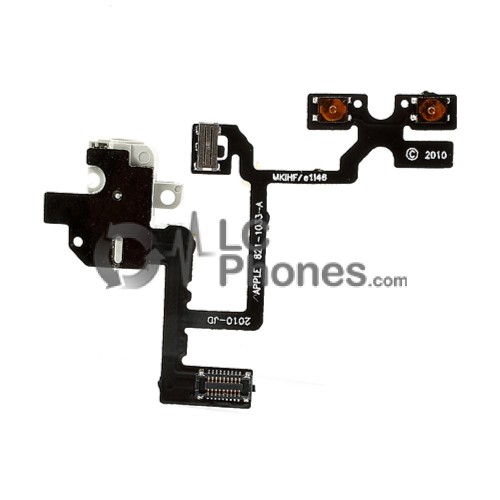 iPhone 4G - Volume/Jack Flex Cable White