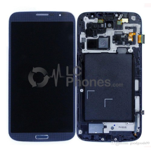 Samsung Galaxy Mega 6.3 I9200 - Full Front LCD Digitizer With Frame Blue