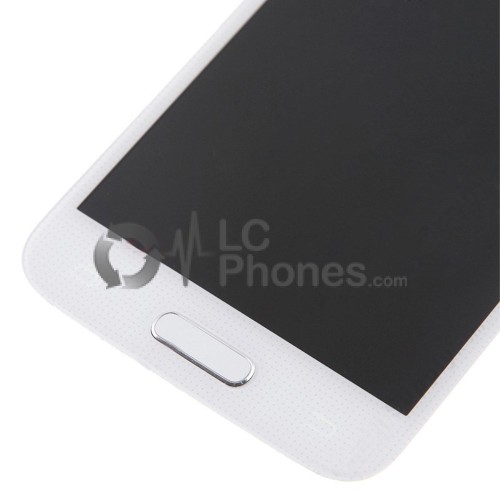 Samsung Galaxy S5 Mini G800F - Full Front LCD Digitizer White < Service Pack >