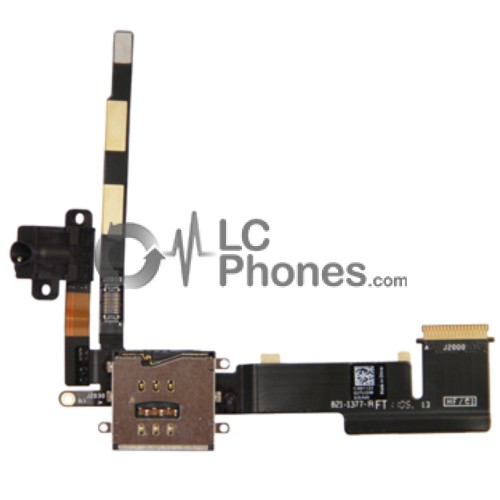 iPad 2 - Earphone Flex Cable with SIM Reader