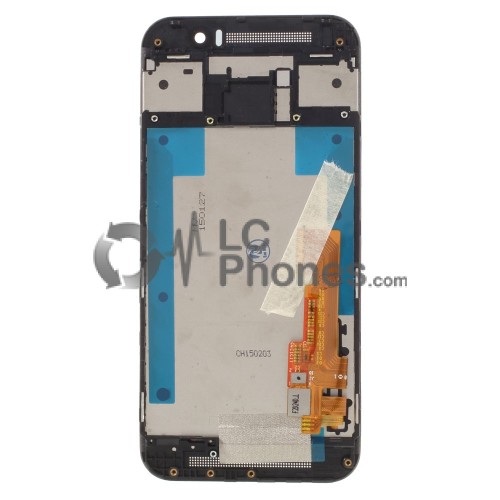 HTC One M9 - Full Front LCD Digitizer With Frame Gold