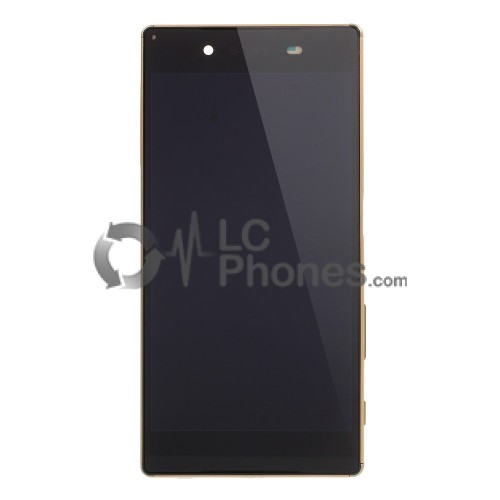 Sony Xperia Z5 E6603 E6653 - Full Front LCD Digitizer With Frame Gold