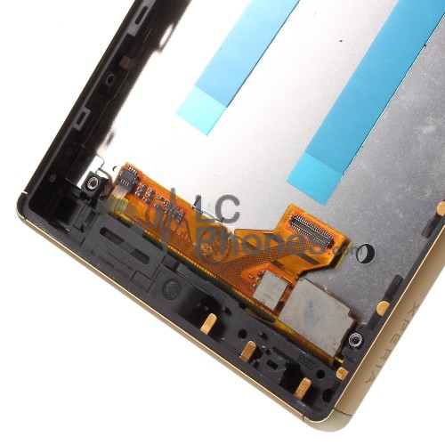 Sony Xperia Z5 E6603 E6653 - Full Front LCD Digitizer With Frame Gold