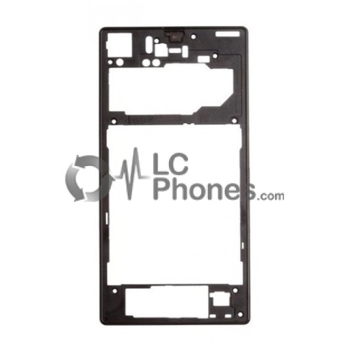 Sony Xperia Z1 L39H C6903 C6906 - Back Plastic Frame Black