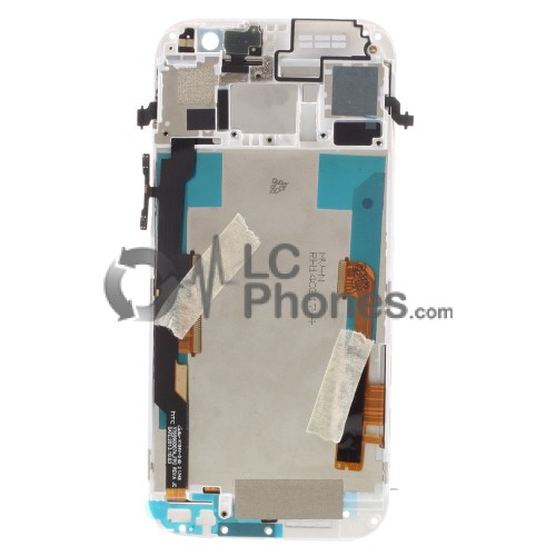 HTC One M8 - Full Front LCD Digitizer With Frame Grey