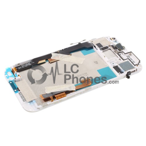 HTC One M8 - Full Front LCD Digitizer With Frame Grey