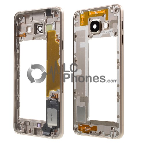 Samsung Galaxy A3 2016 A310 - Chassis Middle Frame Gold