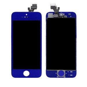 iPhone 5 - LCD Digitizer  A+++  Dark Blue