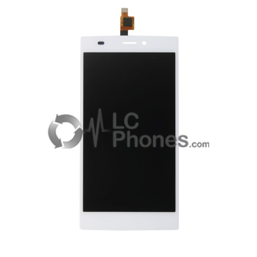 Wiko Ridge 4G - Full Front LCD Digitizer White