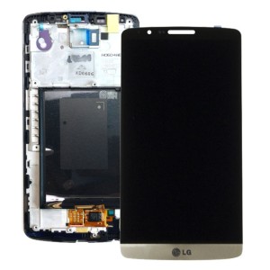LG G3 D855 - Full Front LCD Digitizer with Frame Gold
