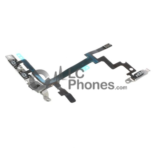 iPhone 5 - Power + Volume Flex Cable With Plates