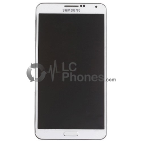 Samsung Note 3 N9005 - Full Front LCD Digitizer With Frame White