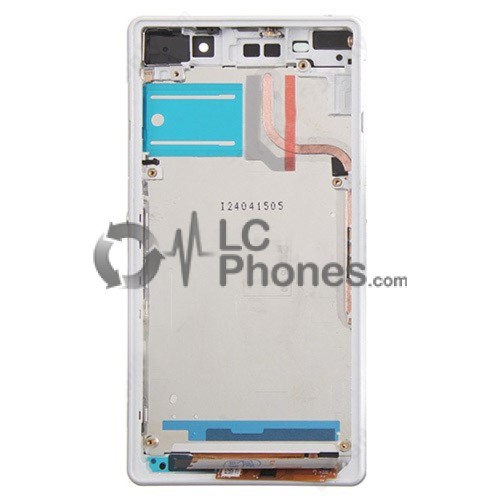 Sony Xperia Z2  D6503/D6502 - Full Front LCD Digitizer OEM With Frame White