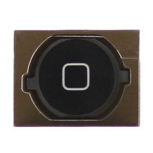 iPhone 4S - Home Button Black with Rubber