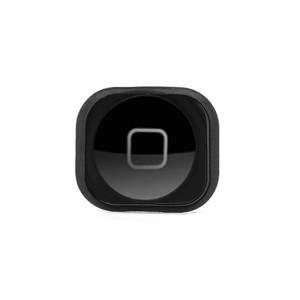 iPhone 5 - Home Button Plastic with Rubber Black