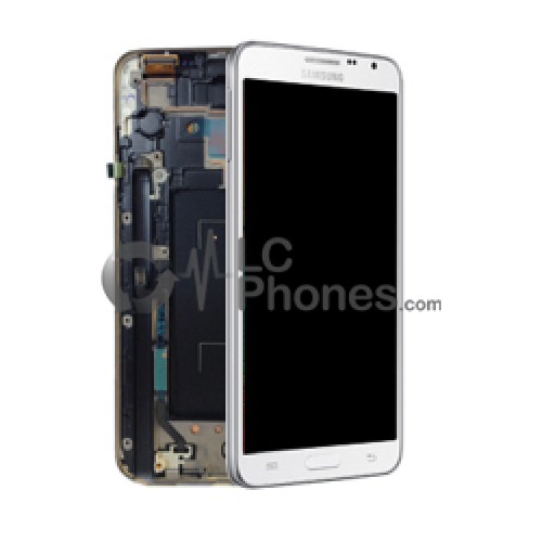 Samsung Note 3 Neo N7505 - Full Front LCD Digitizer With Frame White < Service Pack >