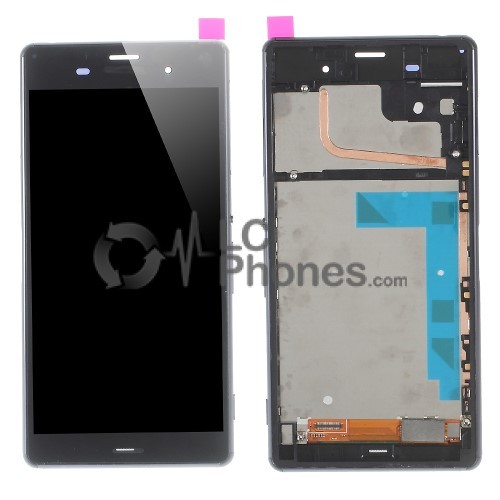 Sony Xperia Z3 D6603 D6653 - Full Front LCD Digitizer with frame Black