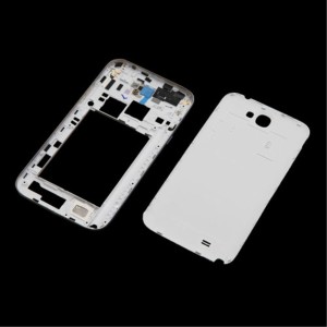 Samsung Note 2 N7100 - Middle Frame + Battery Cover White
