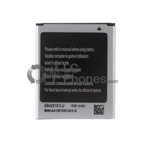 Samsung Galaxy S3 Mini I8190 / Ace 2 I8160 / S7562 / S Duos 2 - Battery EB425161LU / L1M7FLU 1500mAh 5.7Wh