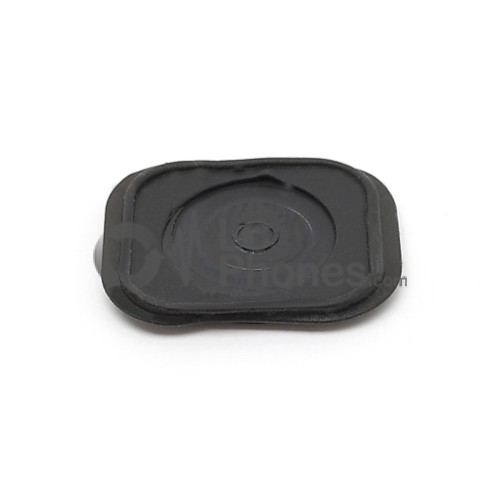 iPhone 5 - Home Button Plastic with Rubber Black