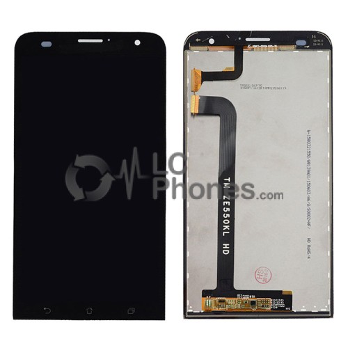 Asus Zenfone 2 Laser ZE550KL Z00LD - Full Front LCD Digitizer Black