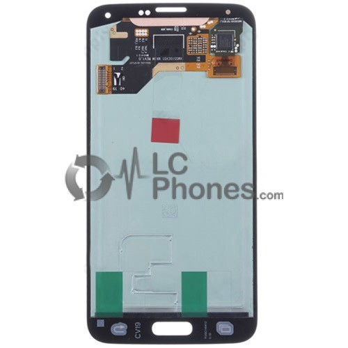 Samsung Galaxy S5 G900F - Full front LCD Digitizer Gold < Service Pack >