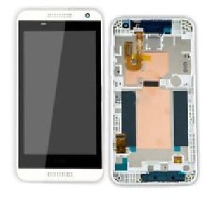 HTC Desire 610 - Full Front LCD Digitizer with Frame White