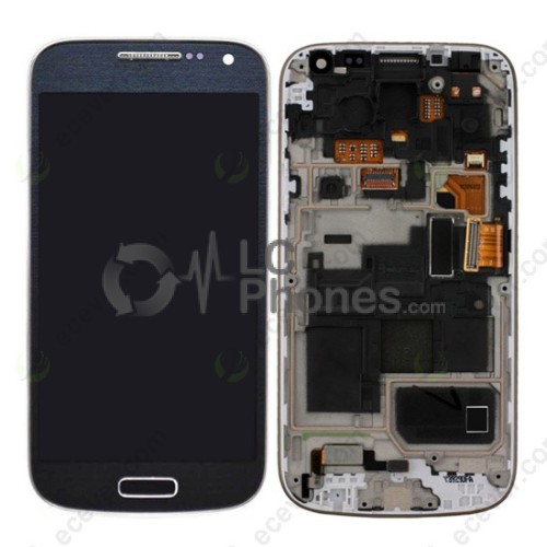 Samsung Galaxy S4 Mini I9195 - Full Front LCD Digitizer With Frame Black ( Refurbished )