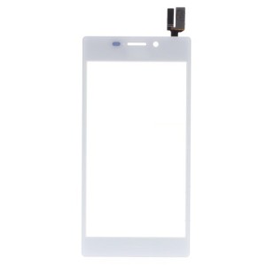 Sony Xperia M2 D2303, M2 Dual D2302 - Front Glass Digitizer White