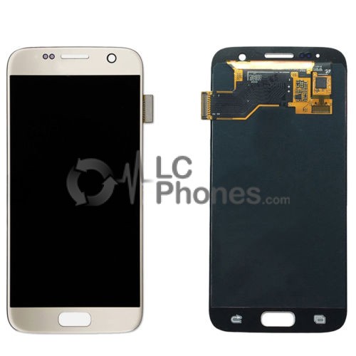 Samsung Galaxy S7 G930F - Full Front LCD Digitizer Silver < Service Pack >